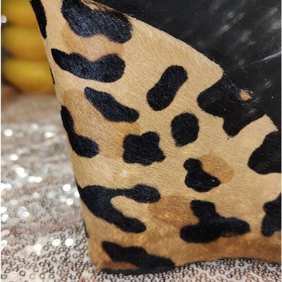Authentic NIB Prada Leopard Peep Toe Wedge Heel - Picture 13 of 16